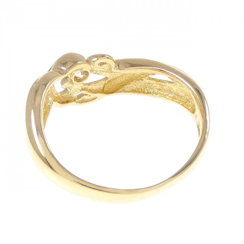 Nhẫn kim cương K18YG 0.10CT 671396