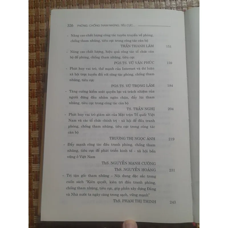 PHÒNG CHỐNG THAM NHŨNG TIÊU CỰC TRONG CÔNG TÁC CÁN BỘ 756957