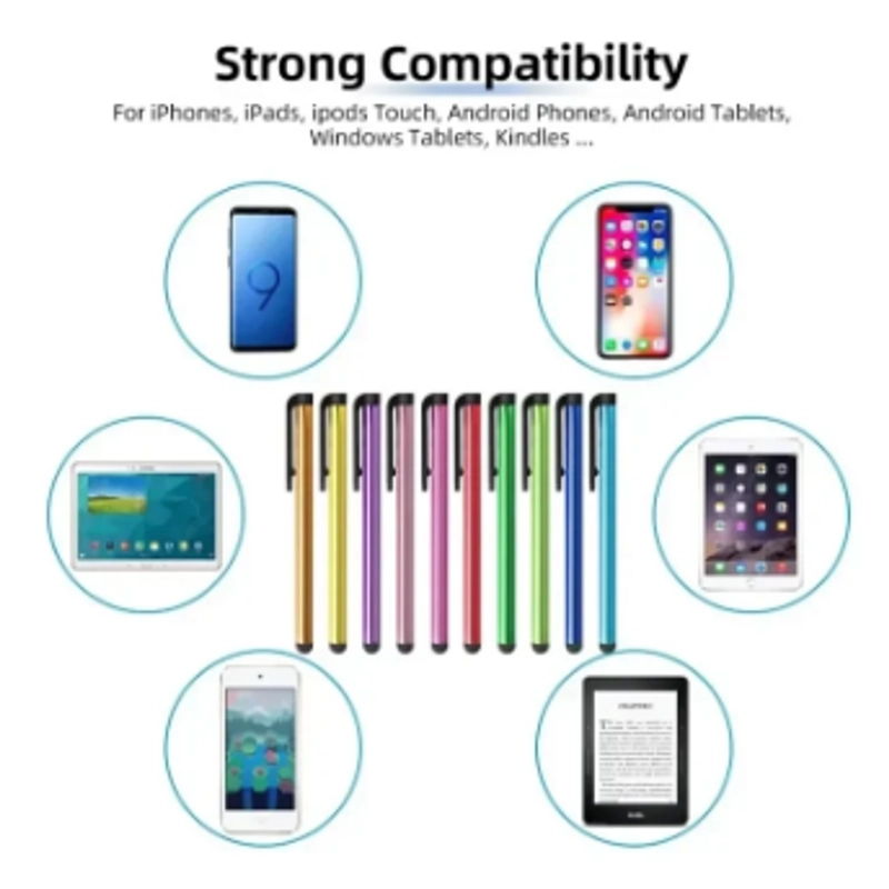 Combo 5 bút cảm ứng đa năng chi Iphone, Ipad, điện thoại Samsung (Màu ngẫu nhiên) 330807