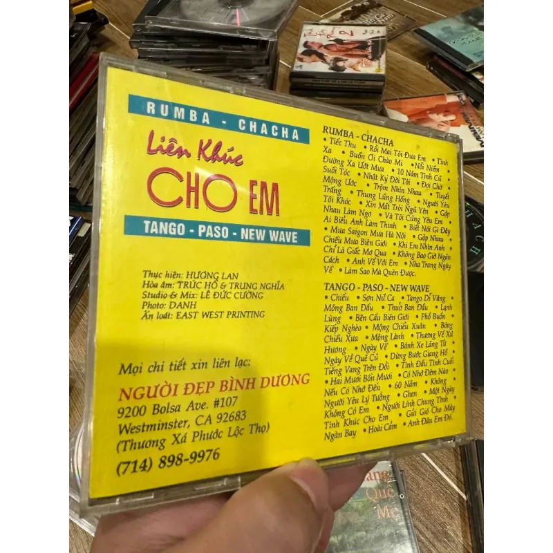 GOLD CD6 – Liên Khúc Cho Em (JVC) 996331