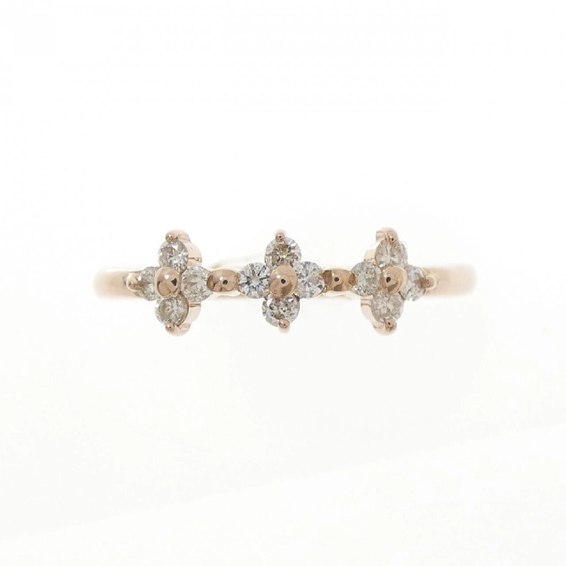 Nhẫn kim cương hoa K18PG 0.20CT 667197