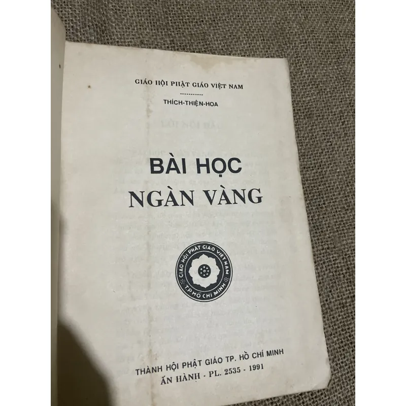 Bài học Ngàn vàng - 1991 - sách Phật giáo  712463
