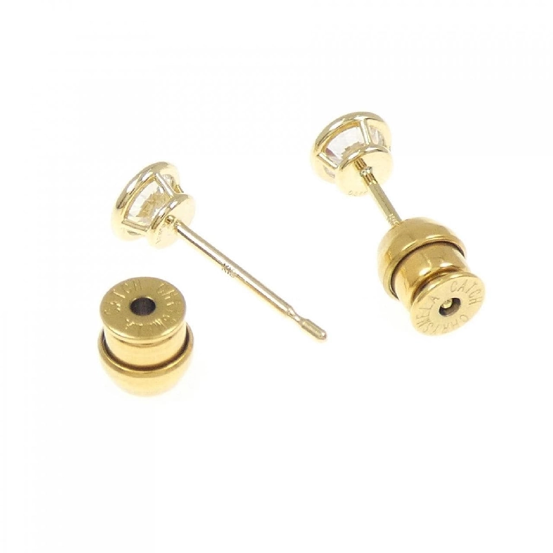 K18YG/ST Bông tai kim cương 0.327CT 0.366CT G I1 Tốt - Hàng hiệu Chính hãng 874695