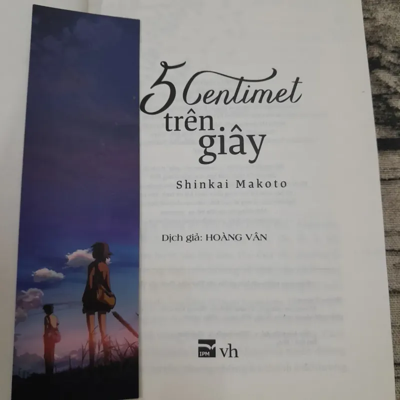 Tiểu thuyết Nhật - 5 centimet trên giây. Tg Shinkai Makoto 719067