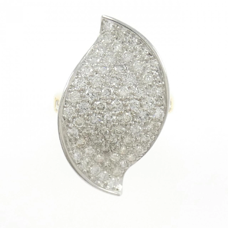 Nhẫn kim cương Pavé K18YG/K18WG 1.55CT - Hàng hiệu Chính hãng 851123