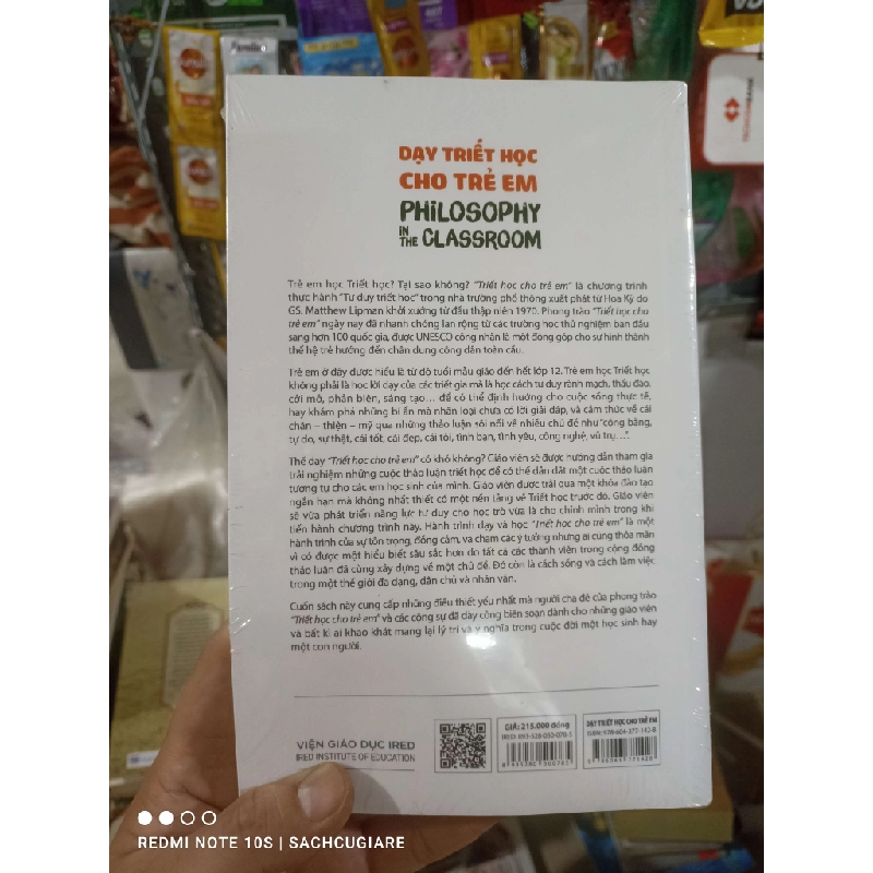 Dạy triết học cho trẻ em - Lipman mới 100% Sách lịch sử - triết học HCM2702 930153