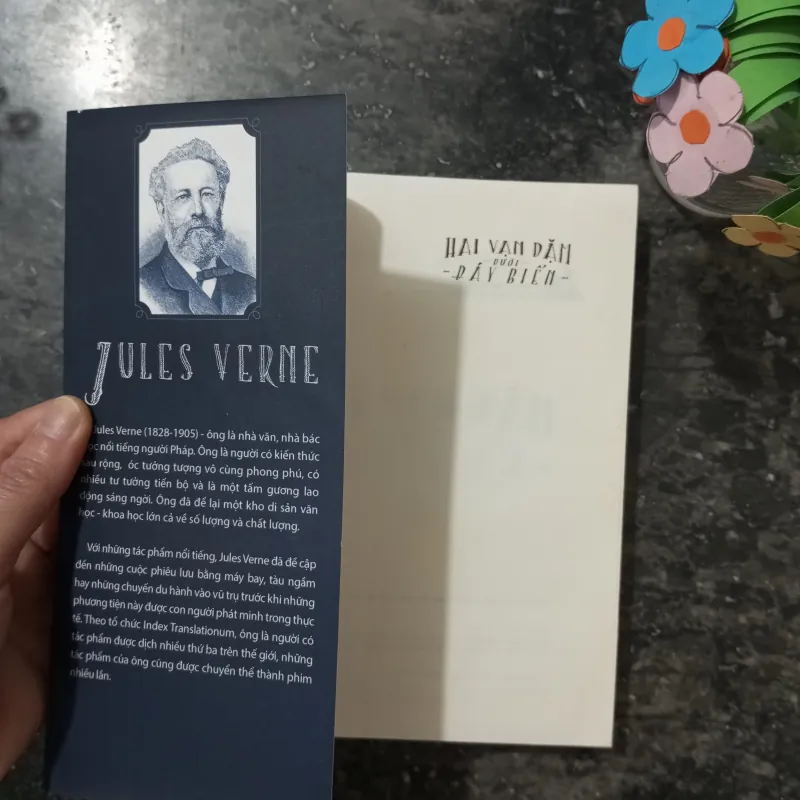 Sách Hai Vạn Dặm Dưới Dưới Dải Biển Jules Verne mới 90% 961654