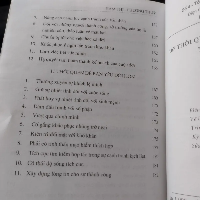 167 thói quen giúp bạn thành công trong cuộc sống
 958417