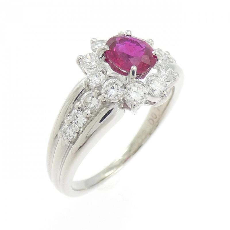 Nhẫn Ruby PT900 0.72CT - Hàng hiệu Chính hãng 850118