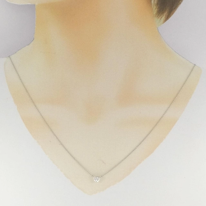 Dây chuyền kim cương PT900/PT850 0.385CT D VS2 hình trái tim - Hàng hiệu Chính hãng 872407