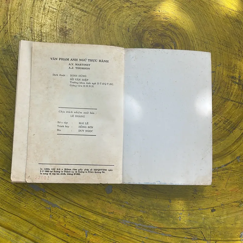 VĂN PHẠM ANH NGỮ THỰC HÀNH- A.J. THOMSON&A.V.MARTINET 639749