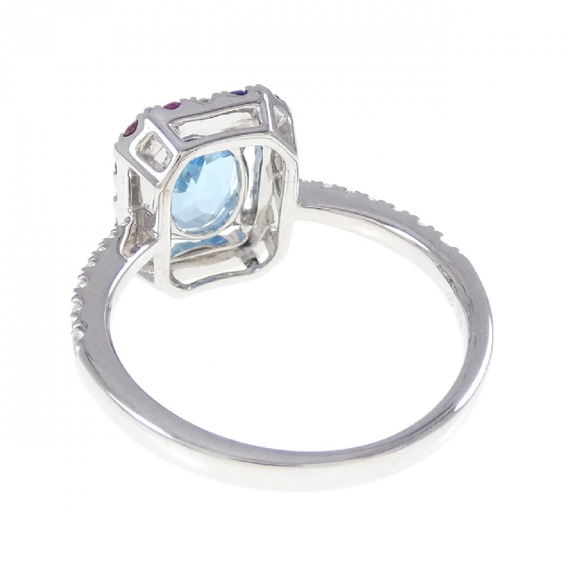 Nhẫn Blue Topaz 750WG 667366