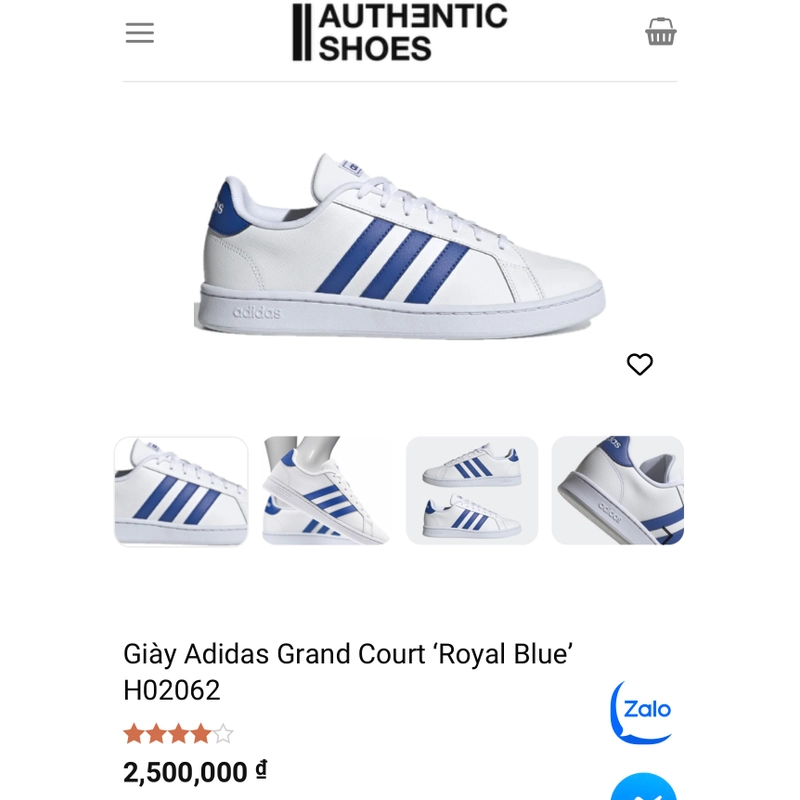 Thanh lý giày nam adidas chính hãng new 99% giá hạt dẻ size 40 us size 7 222686