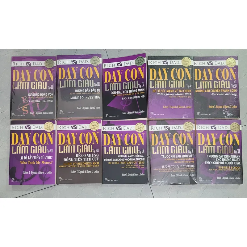 Bộ sách Dạy Con Làm Giàu từ Tập 2 đến Tập 11. 714276