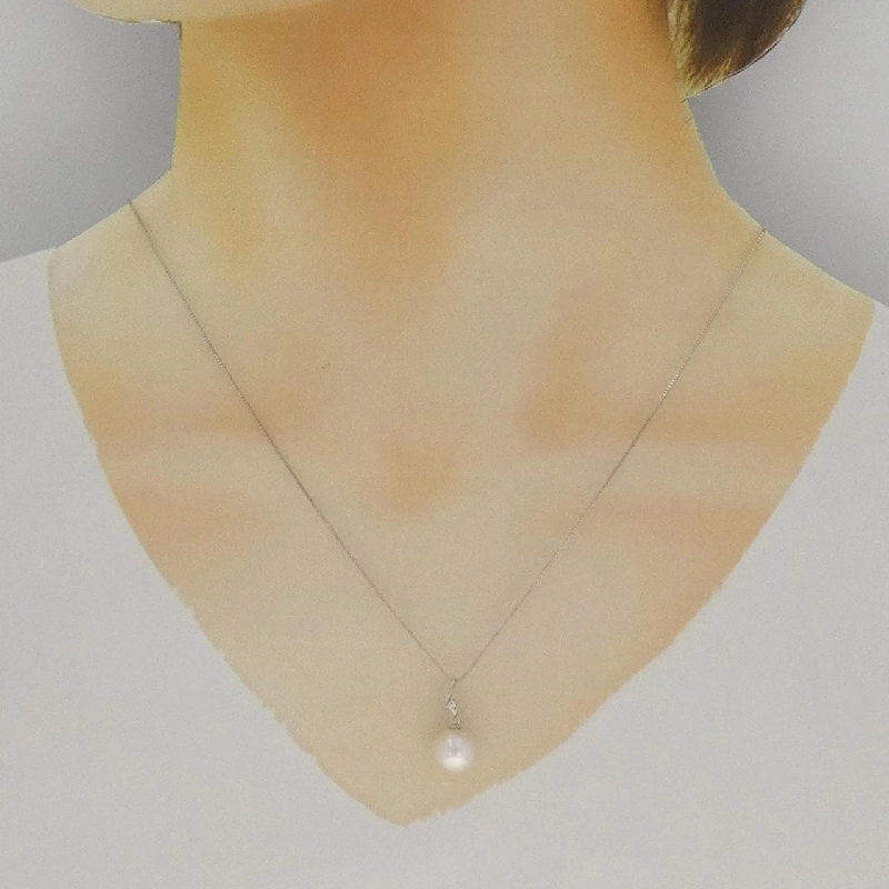 K18WG Chuỗi ngọc trai Akoya 8.6mm - Hàng hiệu Chính hãng 855746