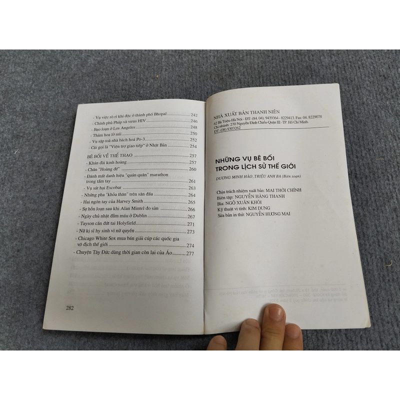 NHỮNG VỤ BÊ BỐI TRONG LỊCH SỬ THẾ GIỚI 469917