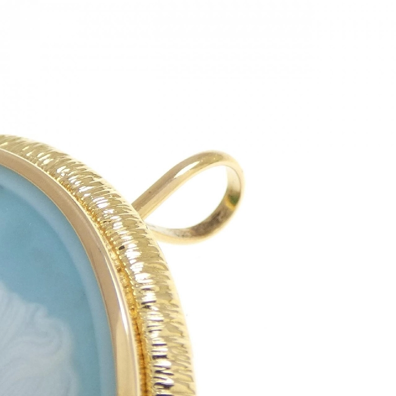 K18YG Mặt đá cam kết - Hàng hiệu Authentic 877808