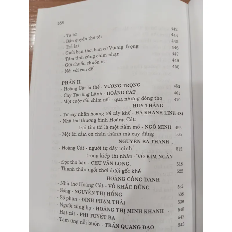 Hoàng Cát - Tuyển Tập Thơ 713513