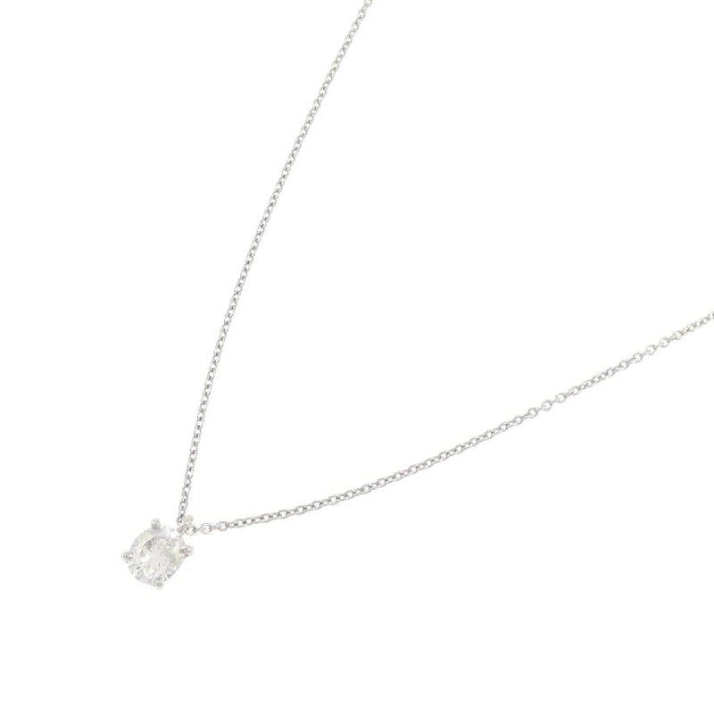 Dây chuyền kim cương PT900/PT850 0.383CT F SI2 cắt oval - Hàng hiệu Authentic 873795