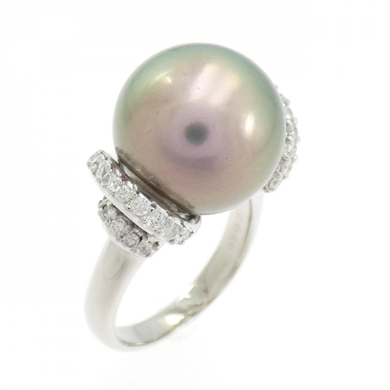 Nhẫn ngọc trai đen PT900 12.7mm - Hàng hiệu Authentic 850371