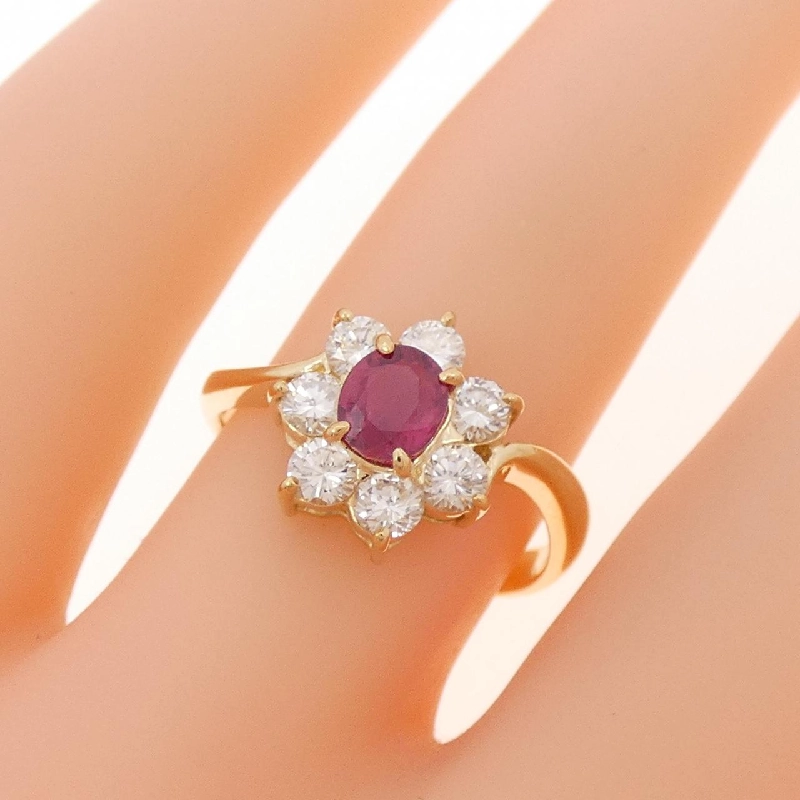 Nhẫn ruby K18YG 0.45CT 668188