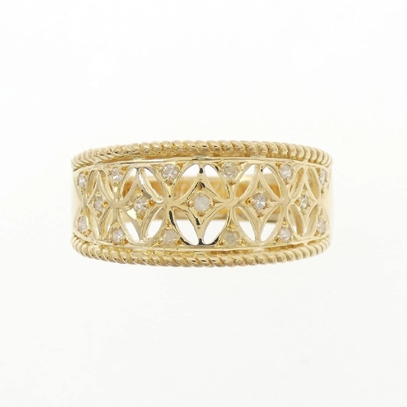 Nhẫn kim cương K18YG - Hàng hiệu Authentic 848432