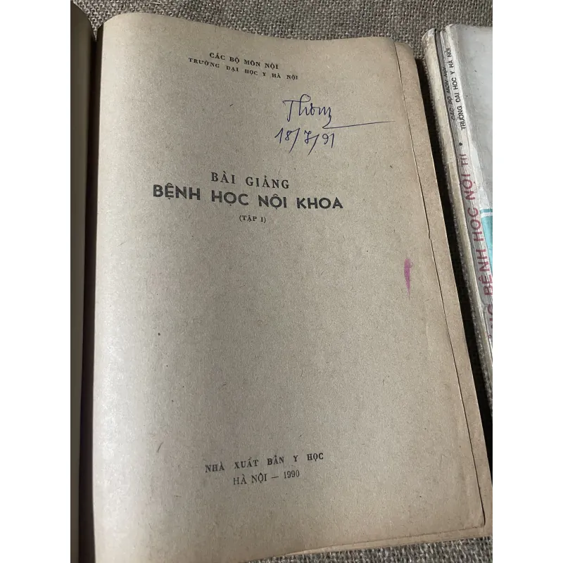 BÀI GIẢNG BỆNH HỌC NỘI KHOA - 2 tập- 600 trang  750224