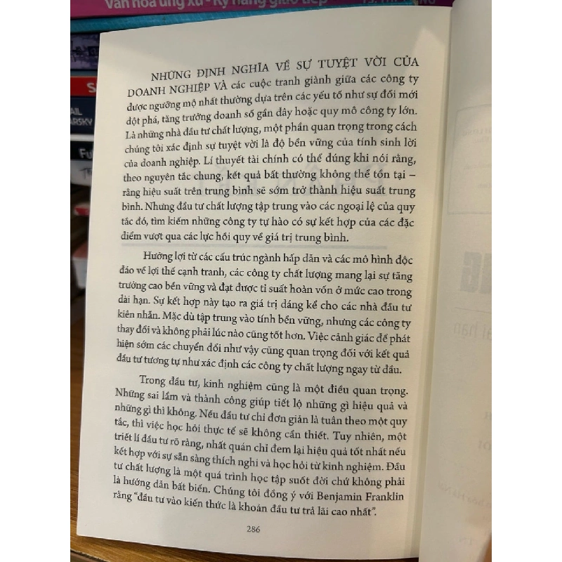 Đầu tư chất lượng -Thu Uyên dịch 786296