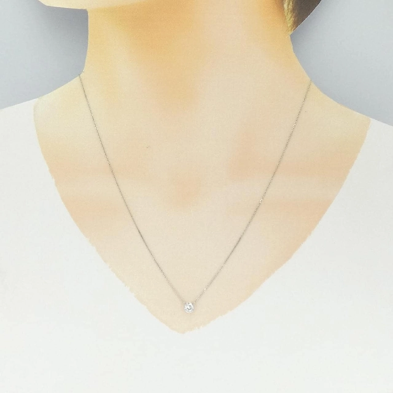 Dây chuyền kim cương PT900/PT850 0.262CT E SI2 Tốt - Hàng hiệu Chính hãng 871879