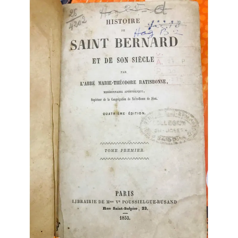 Histoire de Saint Bernard et de son siècle (Tome Premier) 796943
