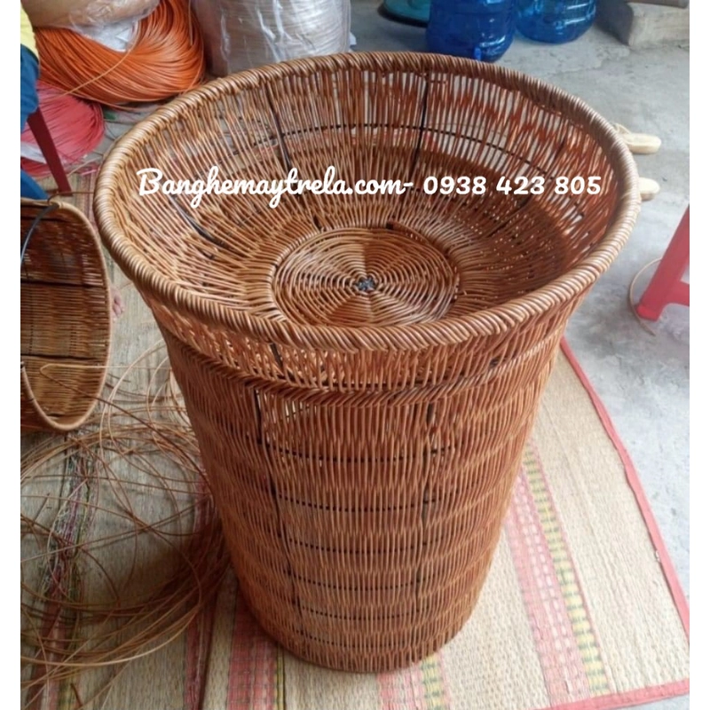 Rổ mây nhựa trưng bày trái cây hoa quả 472385