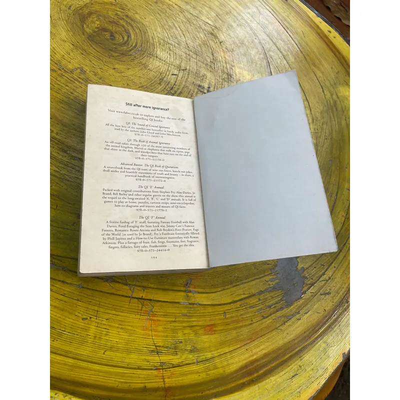 BOOK OF GENERAL IGNORANCE- JOHN LLOYD AND JOHN MITCHINSON 553489