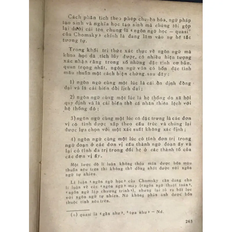 [Triết học ngôn ngữ] Những cơ sở triết học trong ngôn ngữ học (sách cũ) 700447