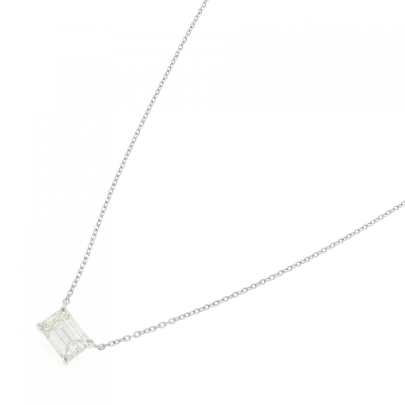 Dây chuyền kim cương PT 1.035CT M SI1 cắt hình Emerald - Hàng hiệu Authentic 876048