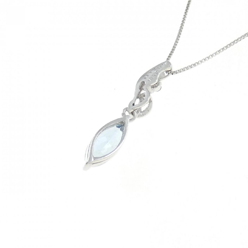 Dây chuyền Aquamarine PT900/PT850 0.60CT - Hàng hiệu Chính hãng 862329