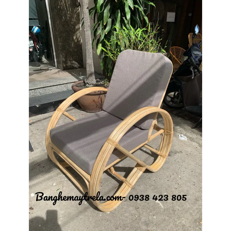 Ghế đọc sách mây tre đan tự nhiên 747843