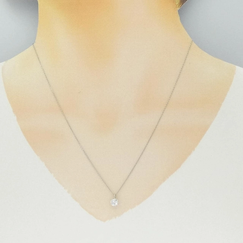 Dây chuyền kim cương PT900/PT850 0.511CT H SI2 Tốt - Hàng hiệu Chính hãng 874785