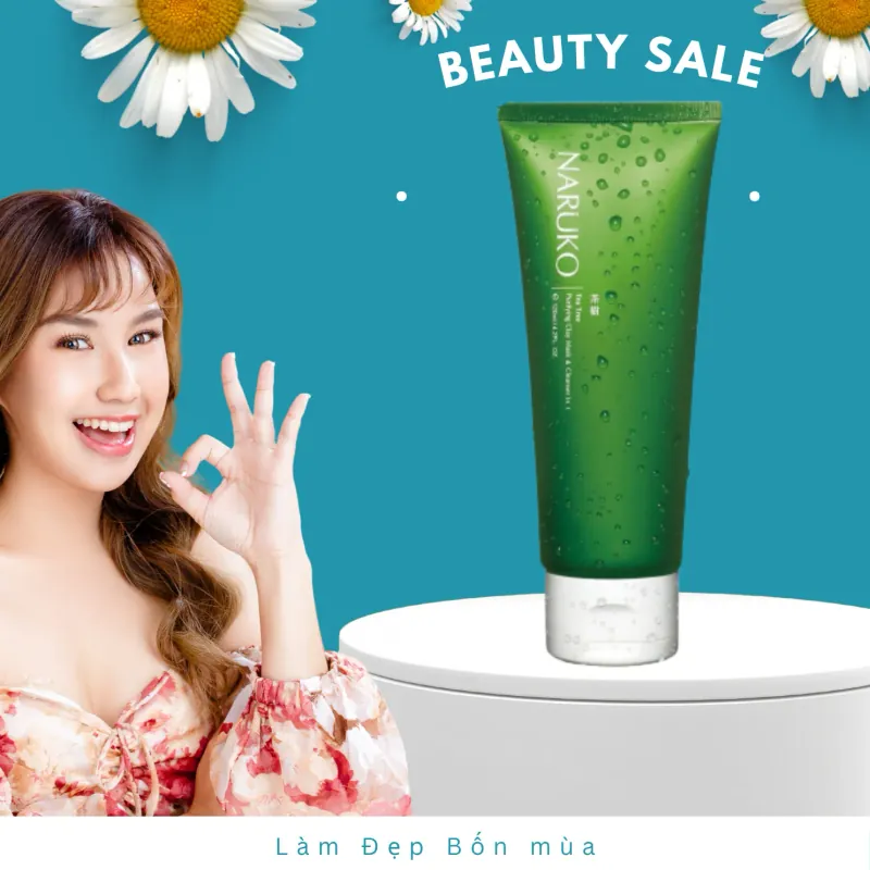 Sửa rửa mặt Naruko tràm trà 120g chính hãng nguyên tem 168933