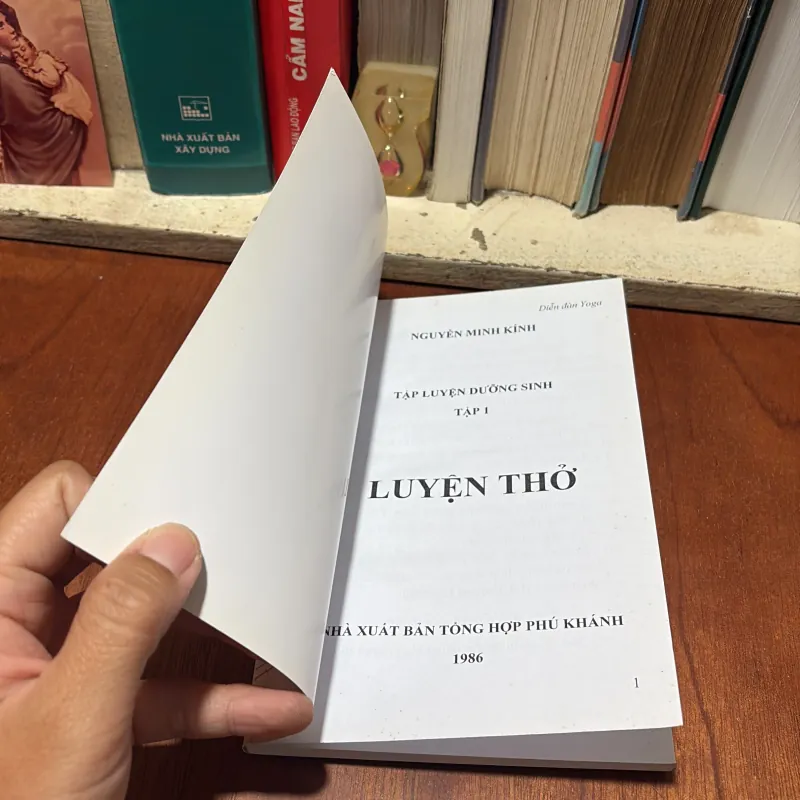 [Sách Remark] - II Tập Luyện Dưỡng Sinh: Luyện Thở - Nguyễn Minh Kính - 1986 786792