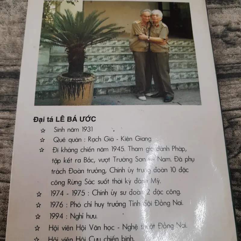 Đại tá Lê Bá Ước - Một thời rừng Sác. Bản in năm 1998 735322