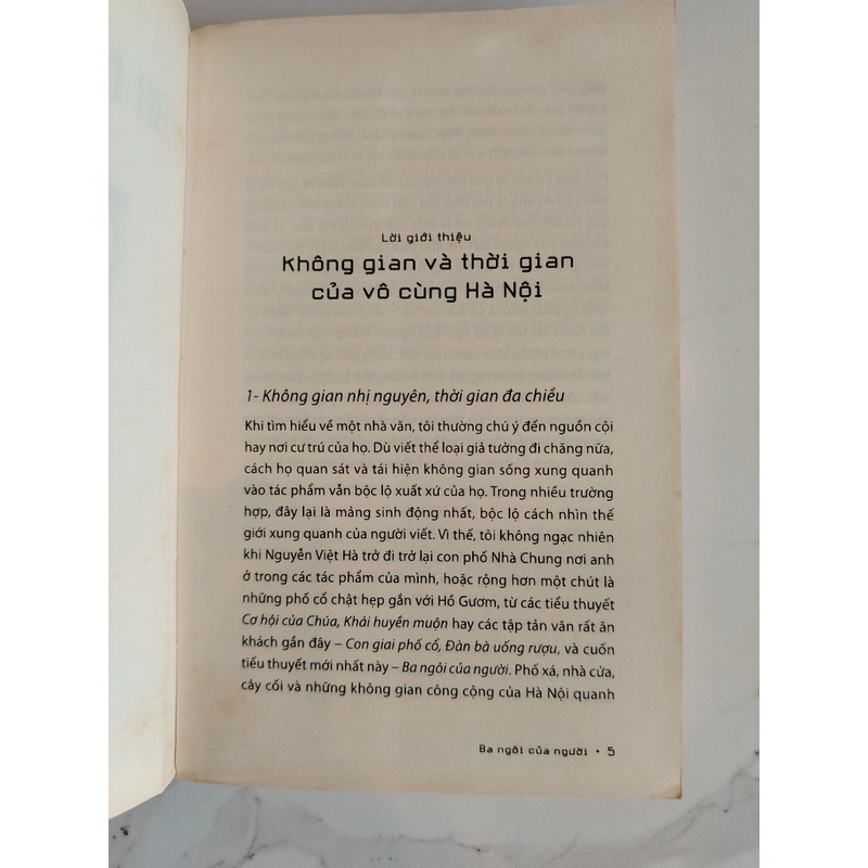 Ba ngôi của người - Nguyễn Việt Hà 518260