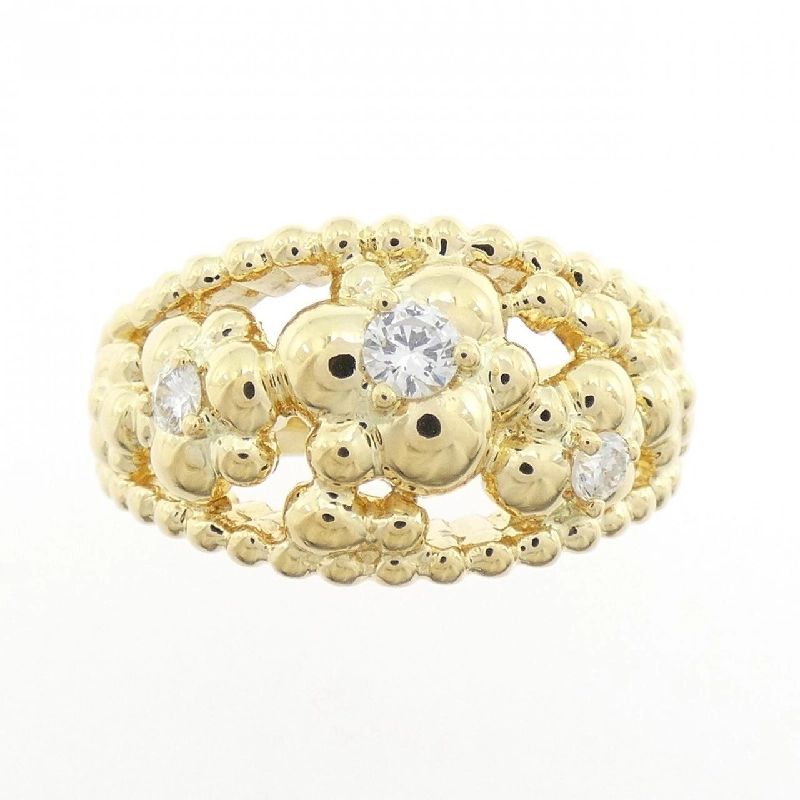 Nhẫn kim cương K18YG 670071