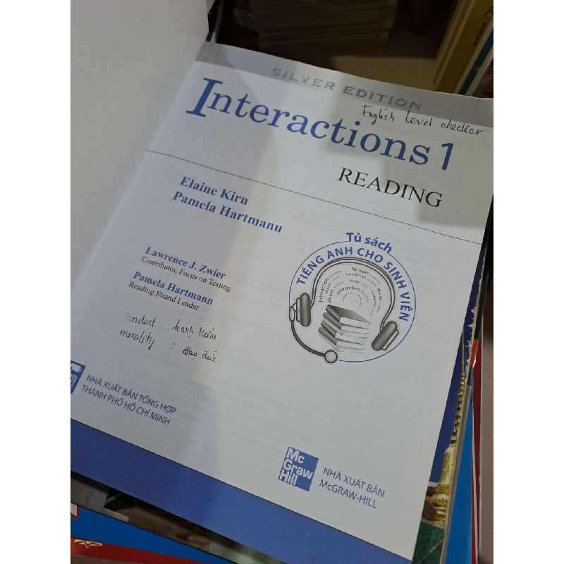 Interactions 1 reading - Silver Edition - 2009 mới 80% - HỌC NGOẠI NGỮ - HCM0111 923976