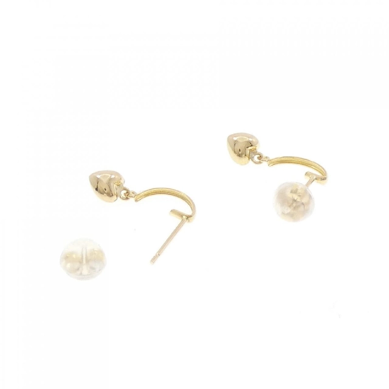 K18YG Bông tai hình trái tim - Hàng hiệu Chính hãng 866456