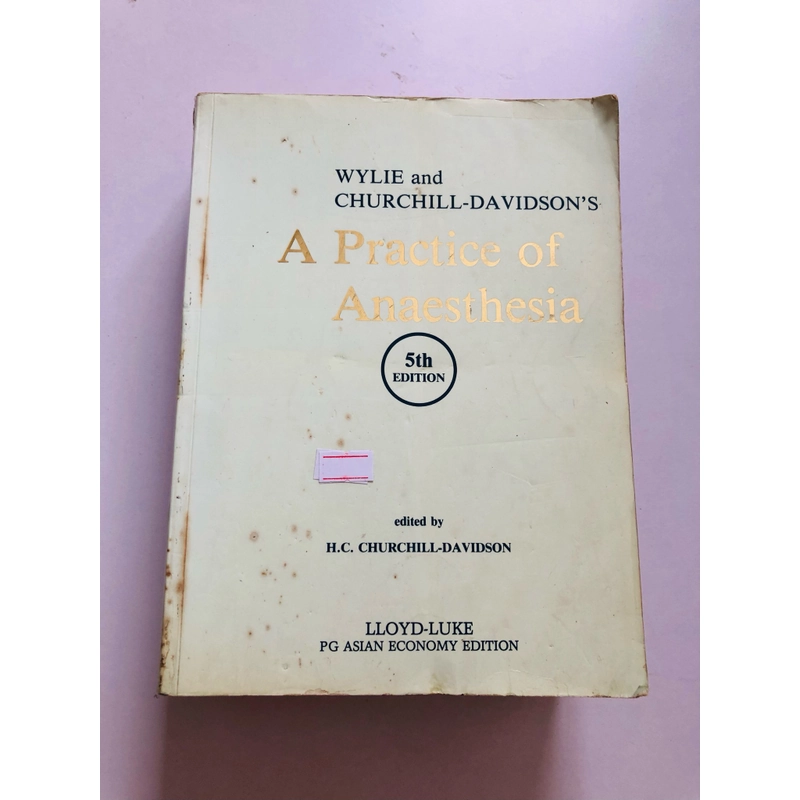 📕 A PRACTICE OF ANAESTHESIA 522575