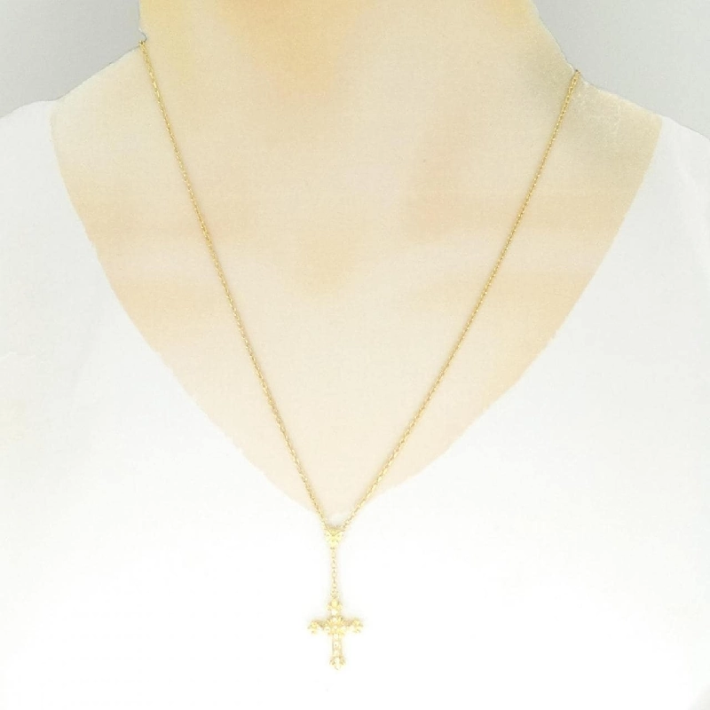 Dây chuyền kim cương chéo Aker 0.10CT - Hàng hiệu Authentic 843138