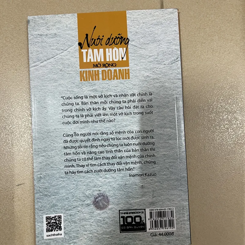 Nuôi dưỡng tâm hồn mở rộng kinh doanh - Inamori Kazuo (c7) 720426