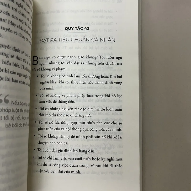 Những nguyên tắc trong công việc 576942