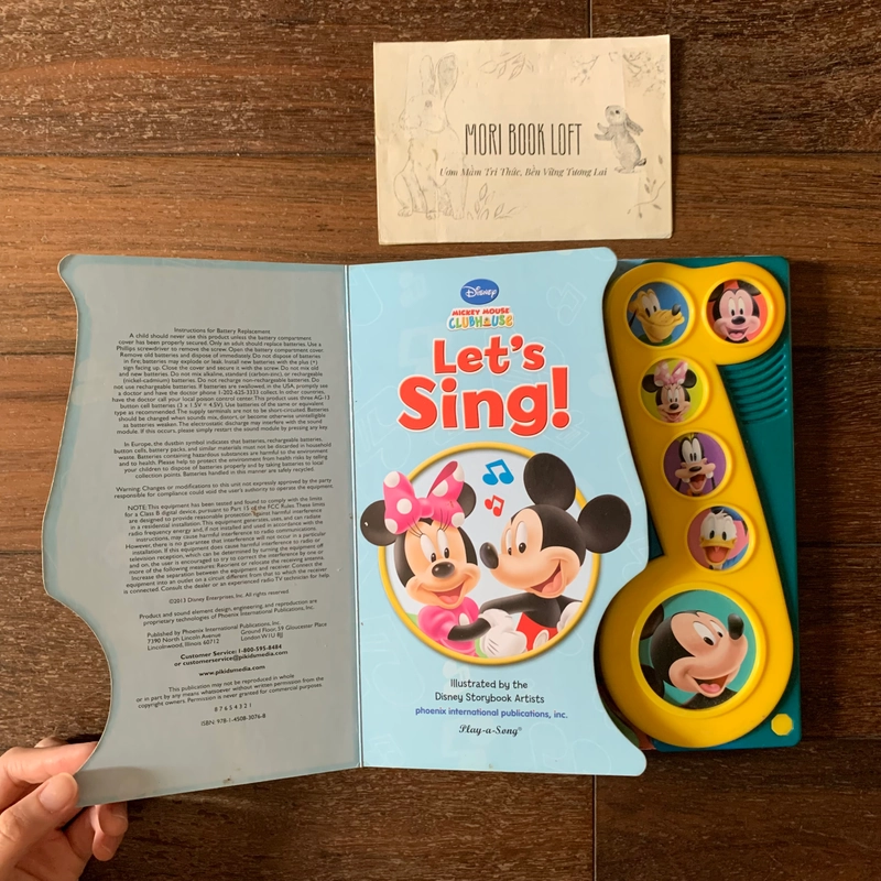 Sách ngoại văn Disney Junior Mickey Mouse Clubhouse: Let’s Sing! Sound Book, Used 542235
