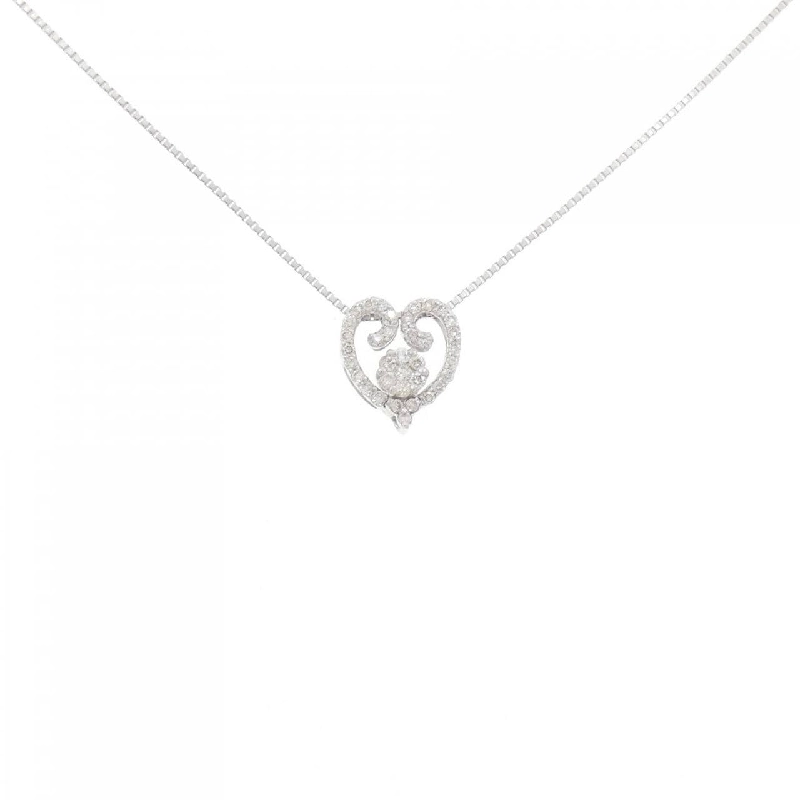 K18WG Dây chuyền kim cương 0.30CT - Hàng hiệu Authentic 862237